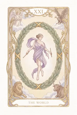 タロットカード「世界」